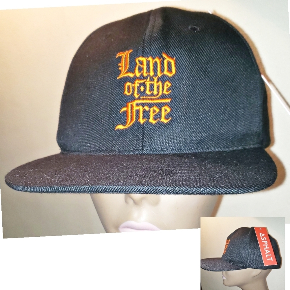 LAND OF THE FREE hat asphalt skate brand!